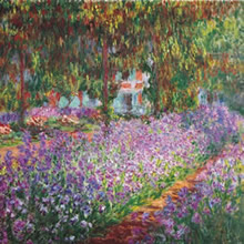 Jardín florido del impresionismo por Monet.